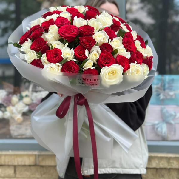 Букет из роз "Объятия музы"