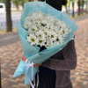 Букет из кустовых хризантем  "Лазурный берег"