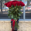 Букет из 21 голландской красной розы